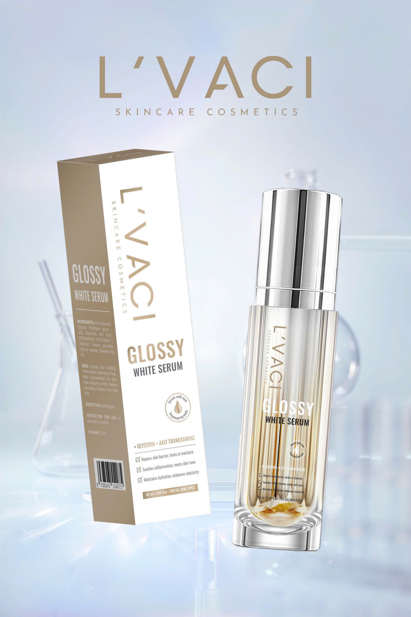 GLOSSY WHITENING SERUM – TINH CHẤT TRẮNG DA 40ml
