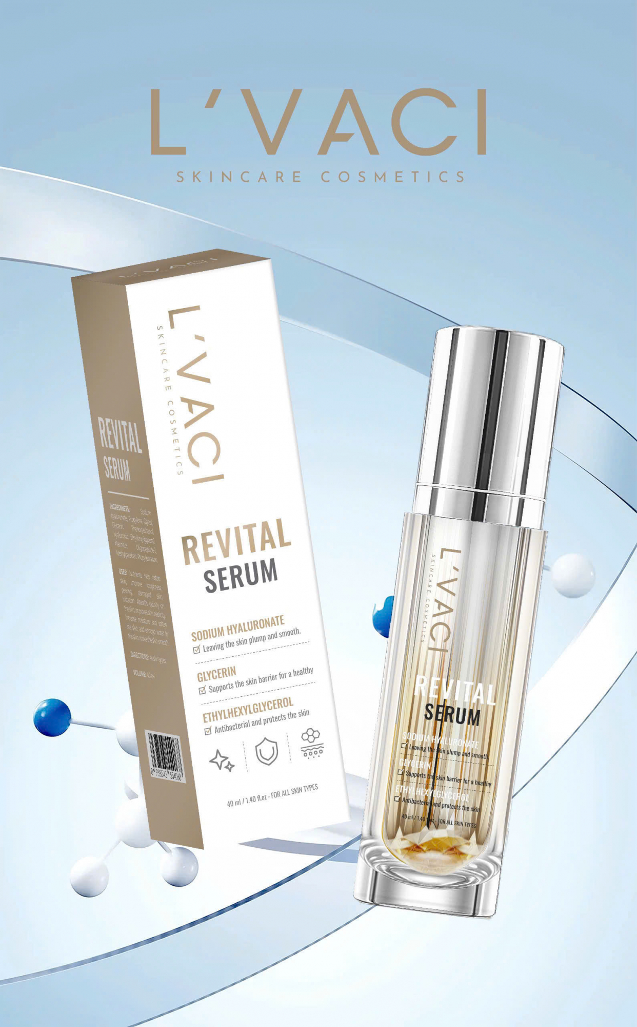 RAVITEL SERUM – TINH CHẤT PHỤC HỒI DA 40ml