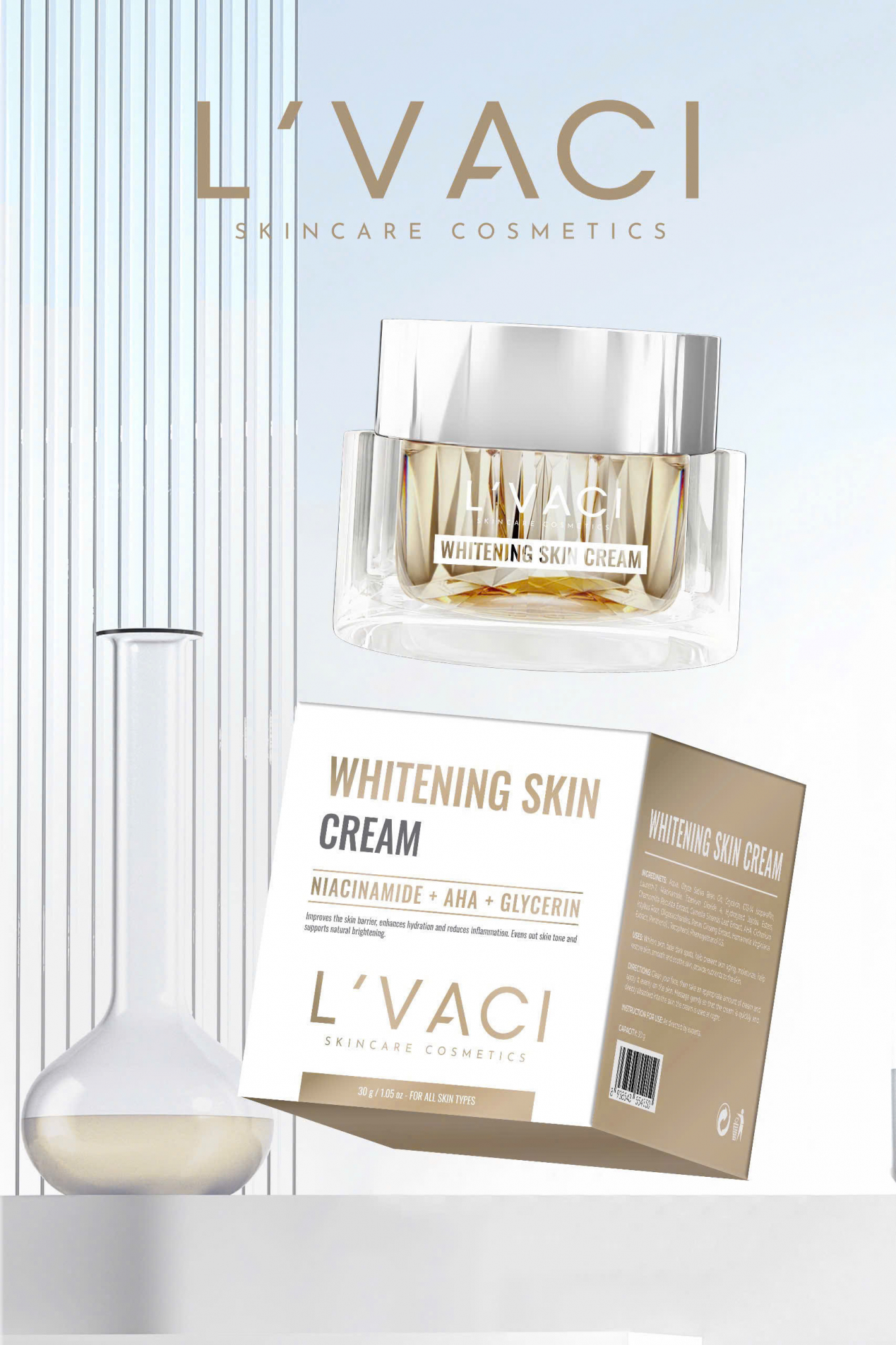 WHITENING SKIN CREAM – KEM DƯỠNG TRẮNG SÁNG DA 30g